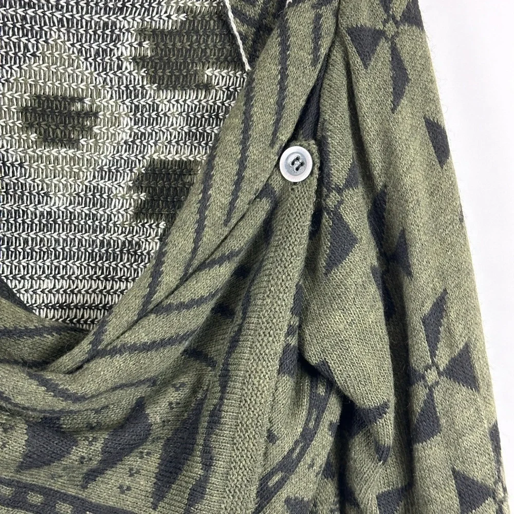 Women's Patterned Cardigan - Picture 5 of 8